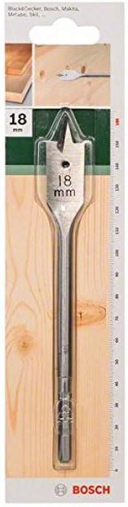 Bosch 1x Spade Bit Ø18 mm Hex For Wood Softwood Drilling Accessory