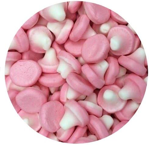 Pick n Mix Retro Sweets 200g 400g 600g 1kg 1.5kg 100+ Choices (Foam Mushrooms, 400 Grams)