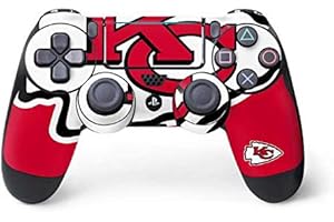 Skinit Decal Gaming Skin Compatible with PS4 Pro/Slim Controller - Officially Licensed NFL Kansas City Chiefs Large Logo Design