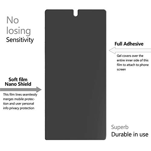 Omnifense Galaxy Note 10 Plus Privacy Screen Protector [Enhanced