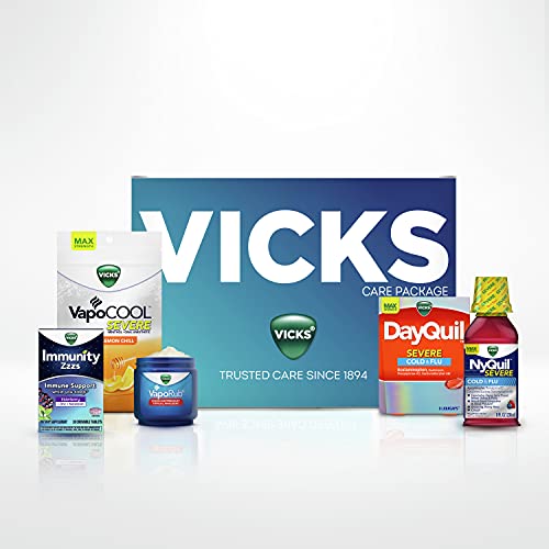 Vicks Care Package, Maximum Strength Dayquil SEVERE LiquiCaps and