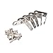 Zapour 12 Pack 20 by 20 mm Corner Brackets Corner Brace Angle Brackets with 24 Pack Screws (40 by 40 mm)