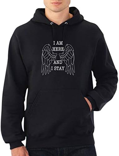 Wynonna EARP Here and Stay Wings_A0582 Fan Art Hoodie Sweater Sweatshirt Pullover Funny