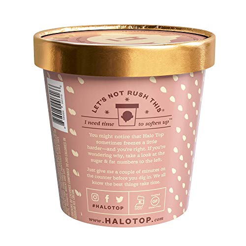 Halo Top Chocolate Almond Crunch, 16 oz (Frozen)