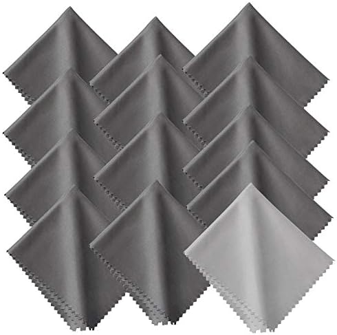 Xthel Microfiber Cleaning Cloths for Electronics (13 Pack) - Cleans Lenses, Glasses, Screens, Cameras, iPad, iPhone, Eyeglasses, Cell Phone, LCD TV Screens and More