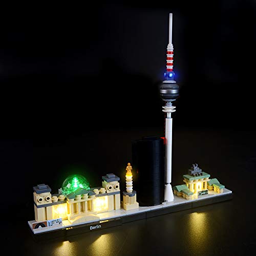 Briksmax Led Lighting Kit for Architecture Berlin Skyline Collection-Compatible with Lego 21027 Buil - //coolthings.us