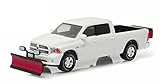 2015 Dodge Ram 1500 Pickup Truck with Snow Plow and Salt Spreader 1/64 by Greenlight 29863w