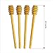 Olive Wood Honey Dipper Sticks – 6,5 Inch Wooden Syrup Dippers – Honeycomb Sticks Perfect for Drizzling Honey - Maple Syrup - Chocolate - Caramel - Honey Spoons