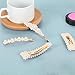Pearl Hair Clips for Women Girls -La'prado 4pcs Large Bows/Clips/Ties for Birthday Valentines Day Gifts Bling Hairpins Headwear Barrette Styling Tools Accessories