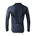 ARSUXEO Outdoor Sports Men's Slim Fit Cycling Jersey Long Sleeves Bike Bicycle MTB Shirts 6022 Gray Size X-Large