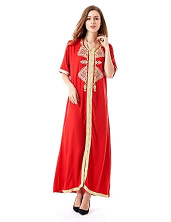 HARiM SOLTANE Muslim dress dubai abaya caftan for women Islamic clothing rayon gown jalabiyas