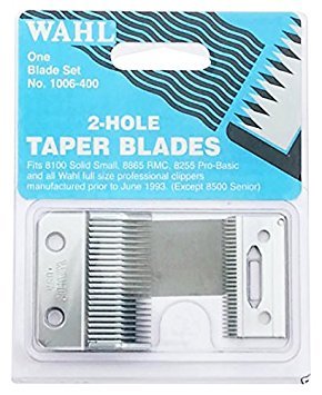 Wahl Super Taper 2 Hole Replacement Taper Blade (Top & Bottom SET) BRAND NEW ORIGINAL 1006-400