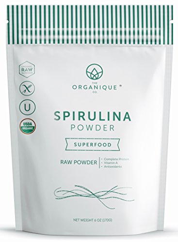 Organic Raw Spirulina Powder | Non-GMO, Non-Irradiated, Maximum Nutrient Density & Bioavailability, 65% Vegan Protein, Preferred & Purer than California & Hawaii, Pesticide Free Super Greens Powder