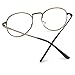 PenSee Oval Classic Retro Metal Frame Clear Lens Round Circle Eye Glasses