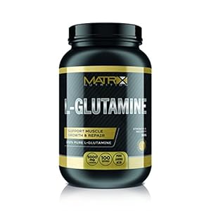 Matrix Nutrition Pure L-Glutamine 500g Powder – Amino Acid – Muscle Mass – Recovery. (500g Powder)
