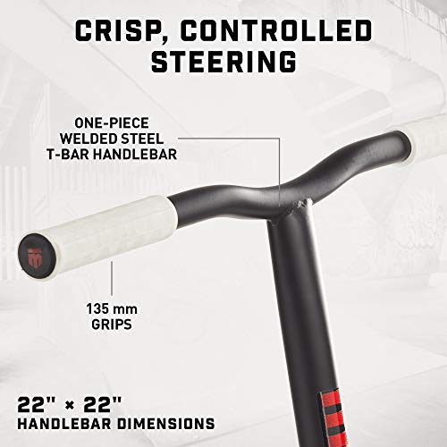 Mongoose Rise 100 Youth and Adult Freestyle Stunt Scooter, High Impact