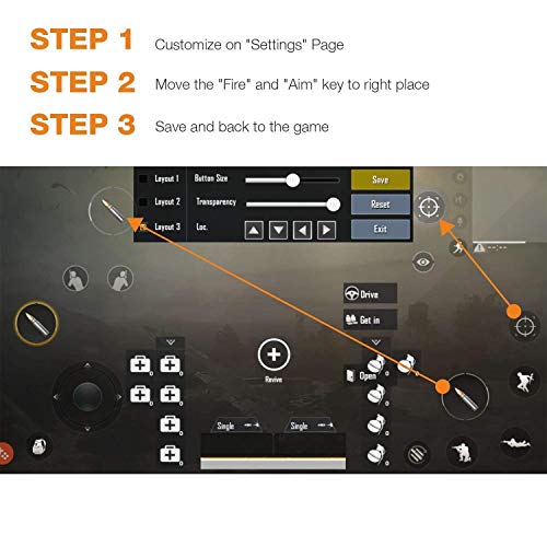 Mobile Controller Aim Keys L1r1 And Gamepad Knives Out Rules Of Survival Cellphone Game Trigger Battle Royale Sensitive Shoot Mobile Game Controller I Pricepulse