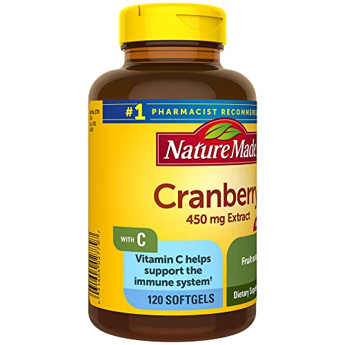 Nature Made Cranberry with Vitamin C, Dietary Supplement for Immune and