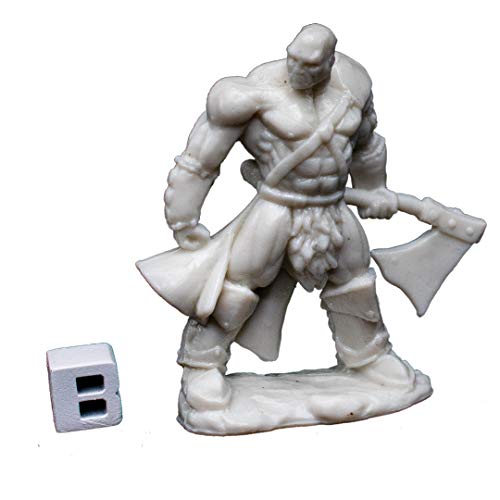 Reaper 77047: Goldar, Male Barbarian - Dark Heaven Bones Plastic Miniature