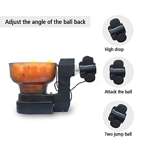 Tennis Ball Machine ZXMT Dual-Head Table Tennis Robot - 9 Spin
