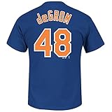 Jacob deGrom New York Mets #48 MLB Men's Player Name & Number T-shirt (Xlarge)