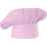 Hyzrz Chef Hat Adult Adjustable Elastic Baker Kitchen Cooking Chef Cap
