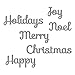 Spellbinders Shapeabilities Die D-Lites, Holiday Sentiments