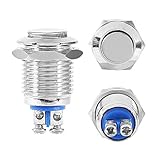 Momentary Metal Push Button Switch, Waterproof
