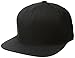 Flexfit/Yupoong 6089M,6089MT,6089CAMO 6 Panel Premium Classic Snapback Hat Cap (Black)