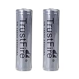 TrustFire 18650 Battery 2400mAh 3.7V Protected Rechargeable Li-ion Batteries 2 Pack for Flashlight