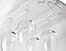 Juvale Glass Holder - 2-Pack Wine Glass Rack, Under-Cabinet Stemware Rack Organizer, Hanging Wine Glasses Storage, White Iron Wire, 12.1 x 4 x 3.1 Inches