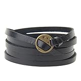 Jenia Adjustable Genuine Leather Bracelet Wrap Cuff