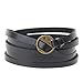 Jenia Multilayer Leather Wrap Bracelet Unisex Adjustable Wristband Cuff Bangle for Kids, Boys, Girls, Women, Men Party Gift