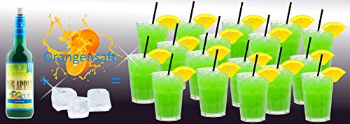 Big Apple Fertig Cocktail alkoholfrei - Bar Premix für 17 Mixgetränke | Flasche 0,7l mit allen Zutaten | Einfach mit Orangensaft mixen, fertig – Bild 4