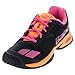 Babolat Junior Jet All Court Girl's Tennis Shoe, Grey/Orange/Pink