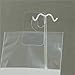 JewelrySupply Clear J-Hook Hang Tabs (200-Pcs.) Hook Hang Tabs Slatwall Hook Hangers
