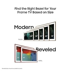 SAMSUNG 85” The Frame Customizable Bezel for