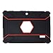 Transwon Anti Slip Kids Case for TOPELOTEK 7 Inch, Amiley 7, Alldaymall A88X, NeuTab N7 Pro, Tagital 7 T7X, Yuntab Q88, Yuntab Y88 7 Inch, Vuru A33, NPOLE N718, iRULU eXpro X3 Tablet-X37 - Black