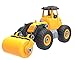 Tevelo Take Apart 3 On 1 Construction Vehicle Toy Models (55 Pcs): Bulldozer, Road Roller, Snow Plow STEM Learning Toy, Boost Eng. Skills, Creativity and Complex Thinking. W/Tools. Ages 3+