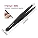 Sunmore Slant Tweezers,Precision Eyebrow Stainless Steel Slant Tip Tweezer