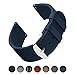 Archer Watch Straps - Premium Nylon Quick Release Watch Bands (Navy, 22mm)