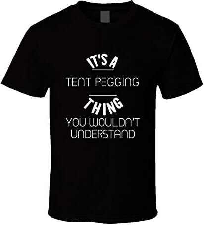 SHAMBLES TEES Its a Tent Pegging Thing Cool Sport Hobbies T Shirt