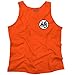 Ball Z Gokus Kanji Uniform Symbol Dragon Tank Top Orange
