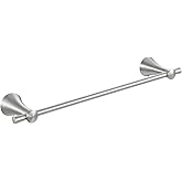 PARLOS Brass 17" Towel Bar Towel Holder Hanger Rack Wall Mount Accessories for Bathroom, Brushed Nickel