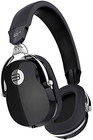Over Ear Wired Headphones, Arrela Professional HiFi Stereo Headpset Built-in Mic, Deep Bass, Foldable/Soft Earmuffs for Studio Monitoring, DJ Home Entertainment Black