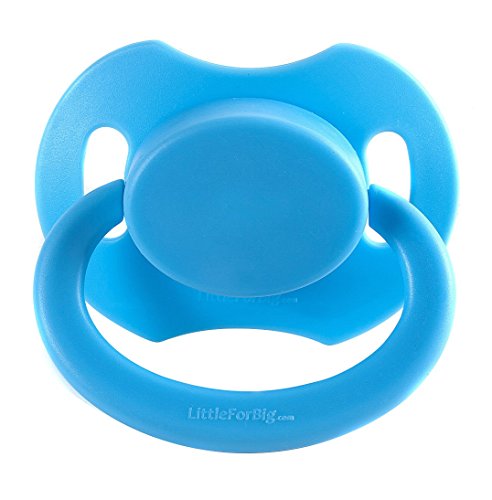 Littleforbig Bigshield Generation 2 Adult Sized Pacifier Dummy for Adult Baby ABDL Blue