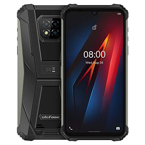 Ulefone Armor 8 Rugged Smartphone Android 10, 6,1’’HD+ IP68 Robusto Telefono Cellulare Impermeabile, Helio P60 4GB+64GB…