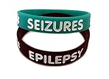 Epilepsy/Seizures Silicone Medical Bands- Child or Small Adult