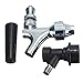 KINGSO Stainless Steel Beer Keg Barrel Tap Faucet Kit with Lever Handle