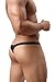 WOWHOMME 3D Design Style Comfortable Mens Cock Wear Thongs Underwear C40 (M, Black)